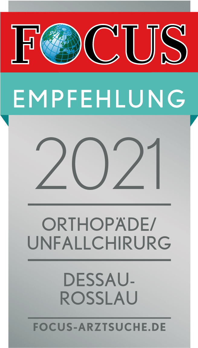 Focus Empfehlung 2021 - Orthopäde / Unfallchirurg - Dessau-Roßlau