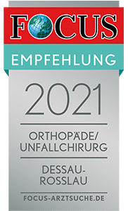 Focus Empfehlung 2021 - Orthopäde / Unfallchirurg - Dessau-Roßlau